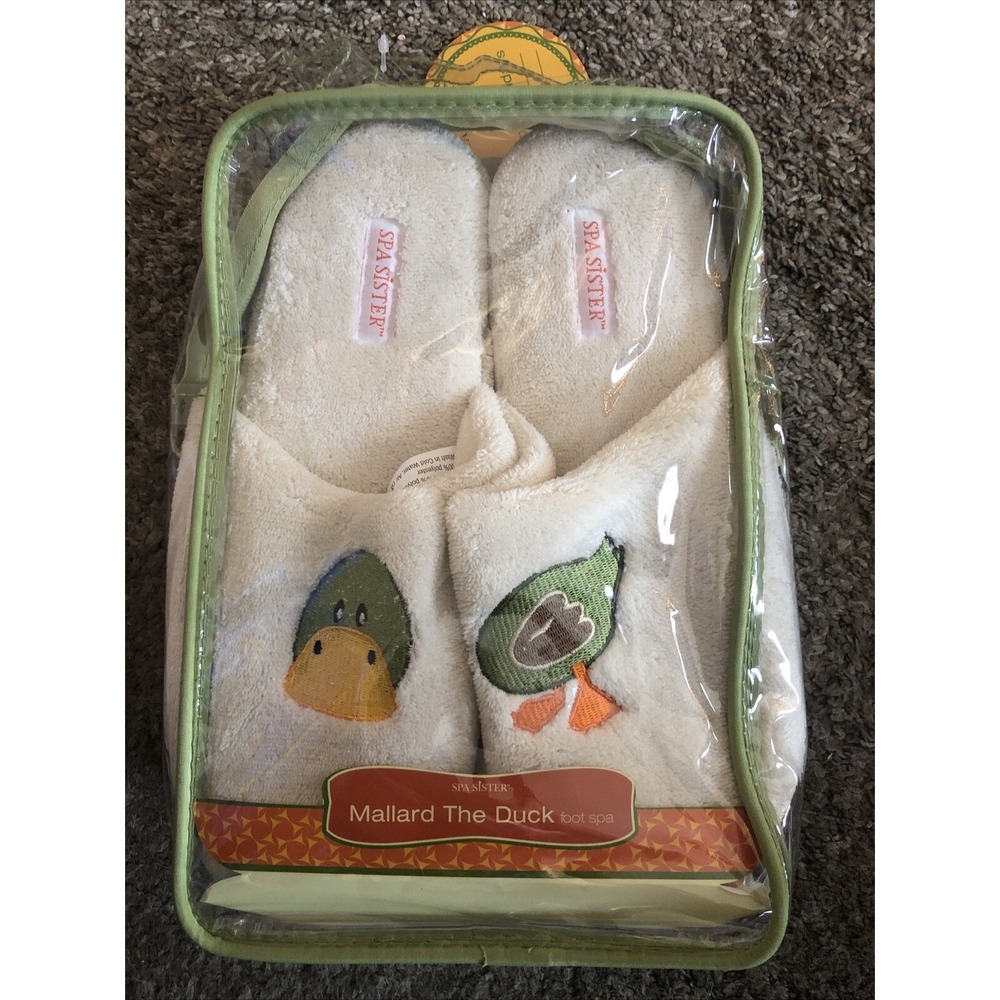 Woman/Man M/L House Slippers Unisex Indoor Slipper Mallard Duck